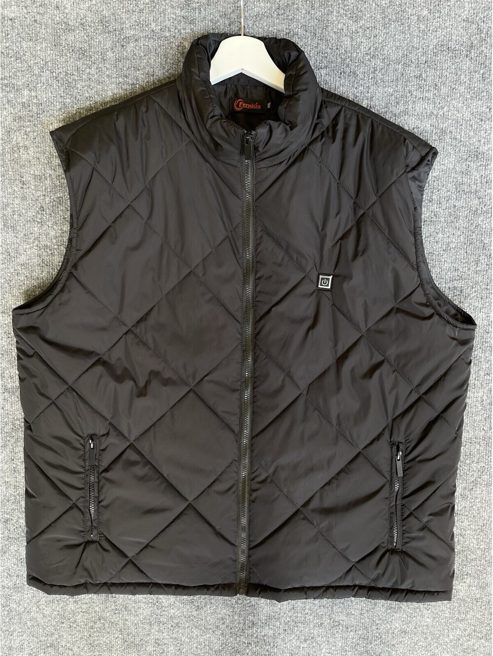 Fernida Heated Vest Black Quilted USB Rechargeable Unisex Size XXL No Battery